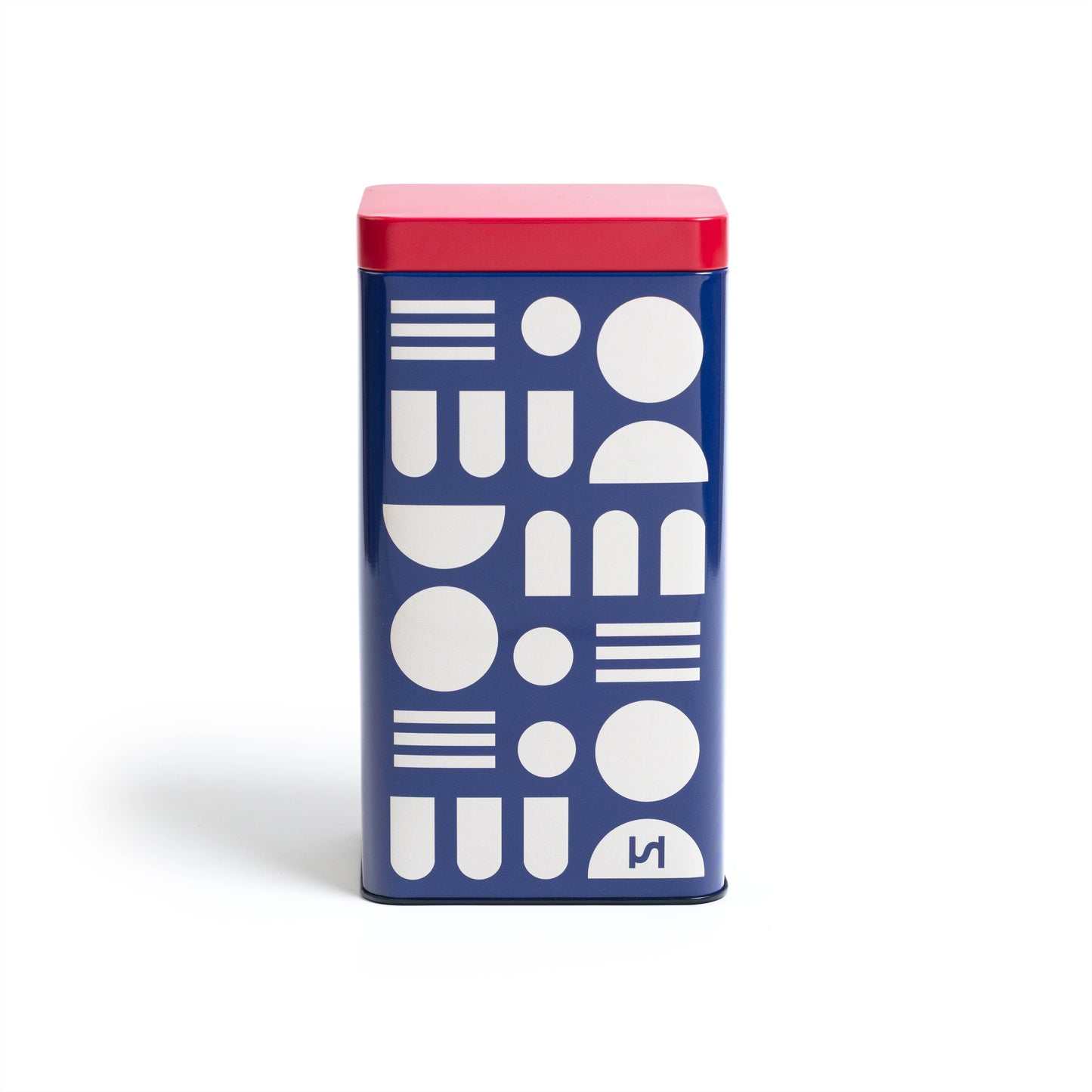 Sophie Home Ltd - Airtight Tin Storage Container: Stack The Dishes Cobalt