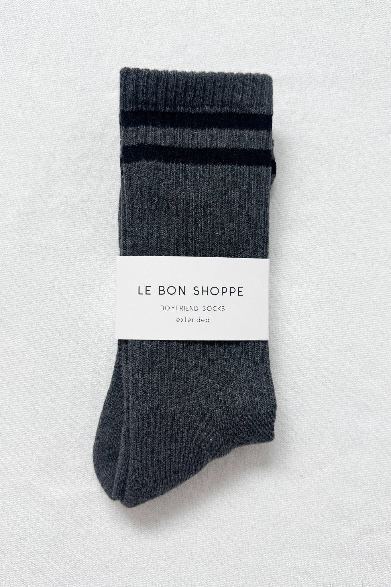 EXTENDED BOYFRIEND SOCKS | VARIOUS COLOURS | LE BON SHOPPE,