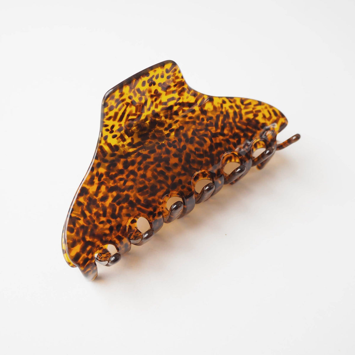 Custom Made - Missy Hair Claw In Marmite - medium resin acetate hair claw