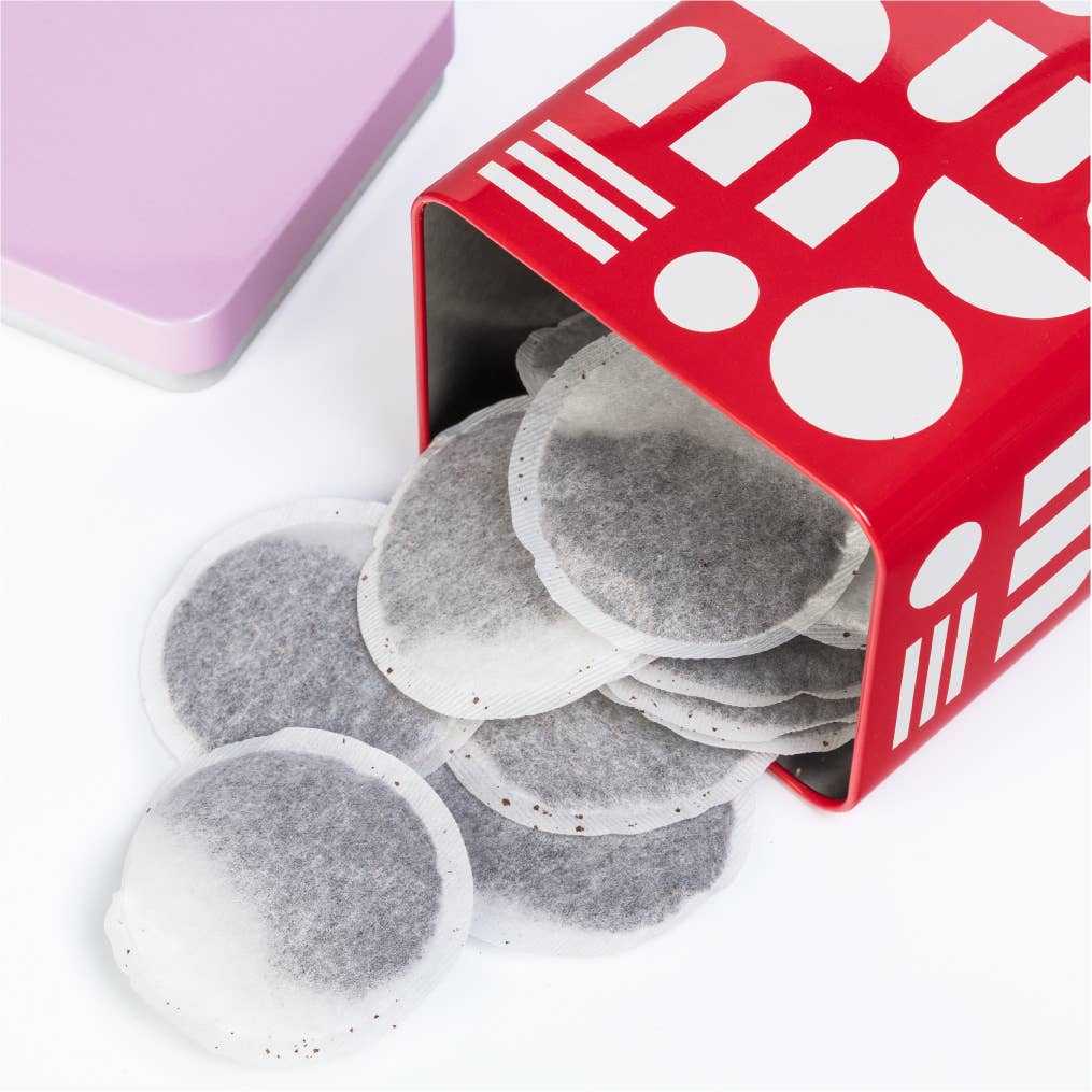 Sophie Home Ltd - Airtight Tin Storage Container: Stack The Dishes Red