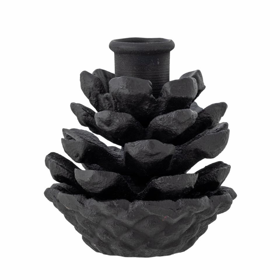 FERNIE CANDLE HOLDER | BLACK | METAL | BLOOMINGVILLE