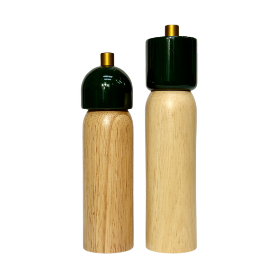 MÆGEN - Salt & Pepper Grinder - Green & Gold