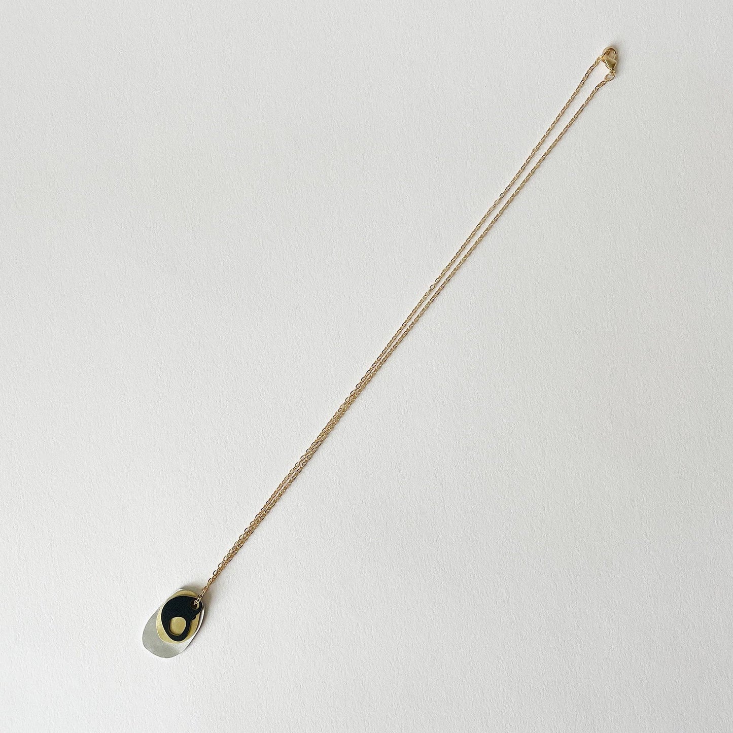 Tom Pigeon - Adder Necklace Black