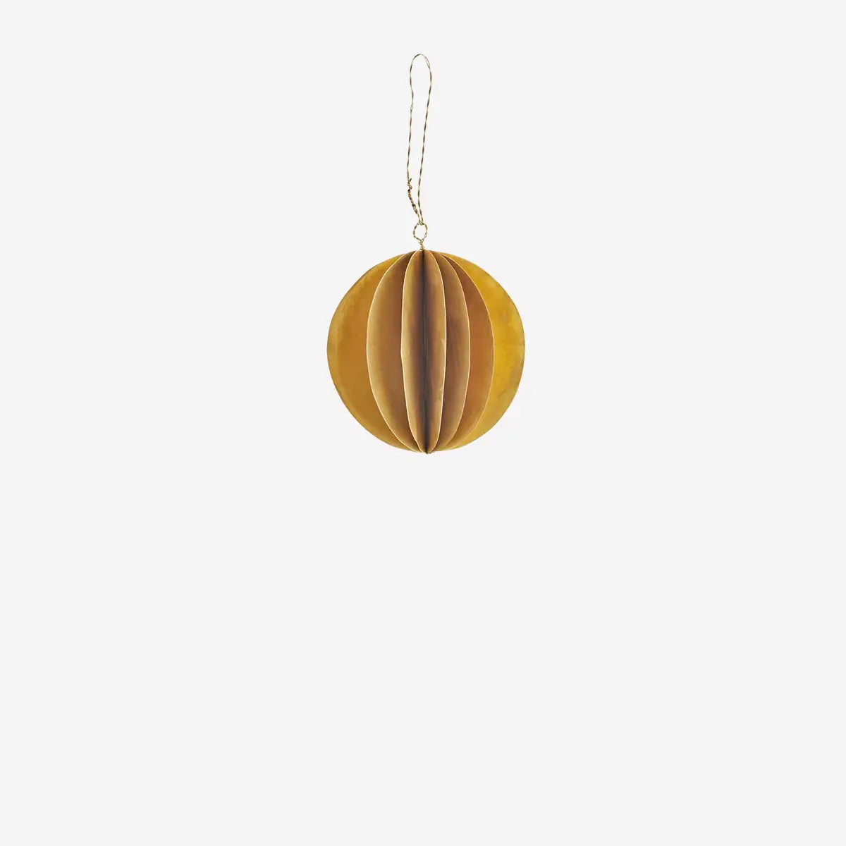 HANGING BRASS CHRISTMAS BALL| CHRISTMAS DECORATION | MADAM STOLTZ