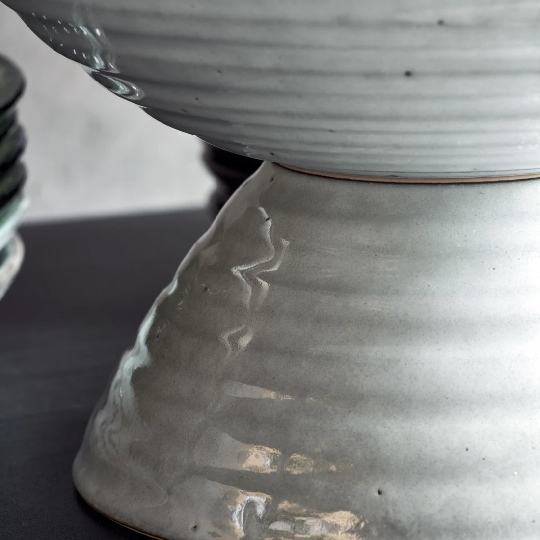 STAND/ BOWL | HOUSE DOCTOR | GREY BLUE