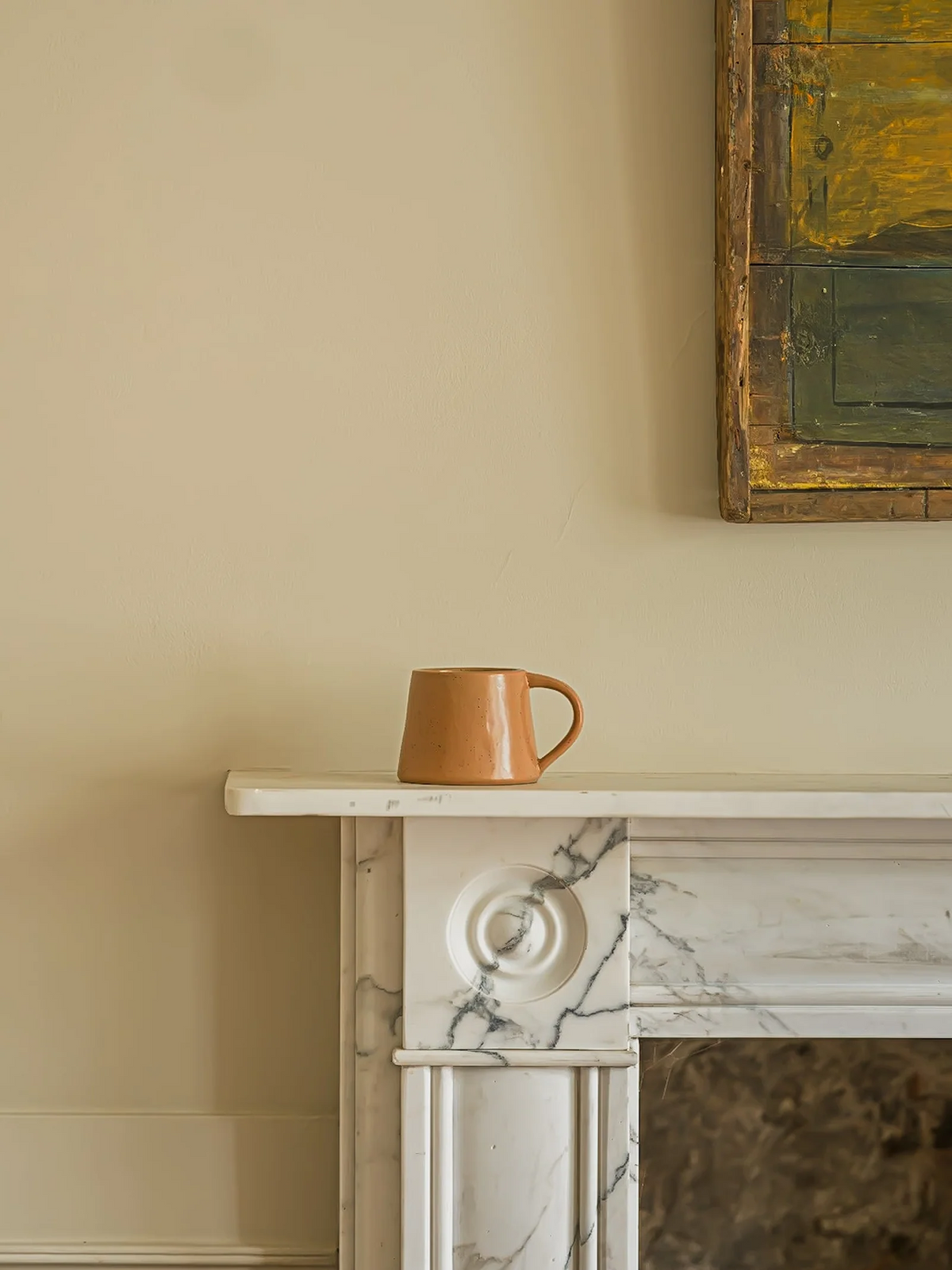 THE FLINT TAPERED CUP| DRIFT SAND | STONEWARE | THE INTERIORS YARD