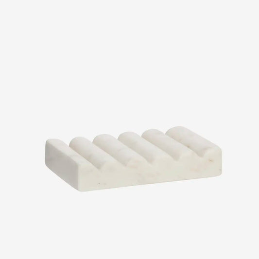 MARBLE SOAP DISH | WHITE | MADAM STOLTZ