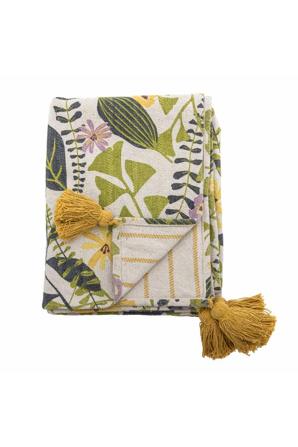 Camelie Throw| creative collection | Multi Coloured |Mixed Fibers