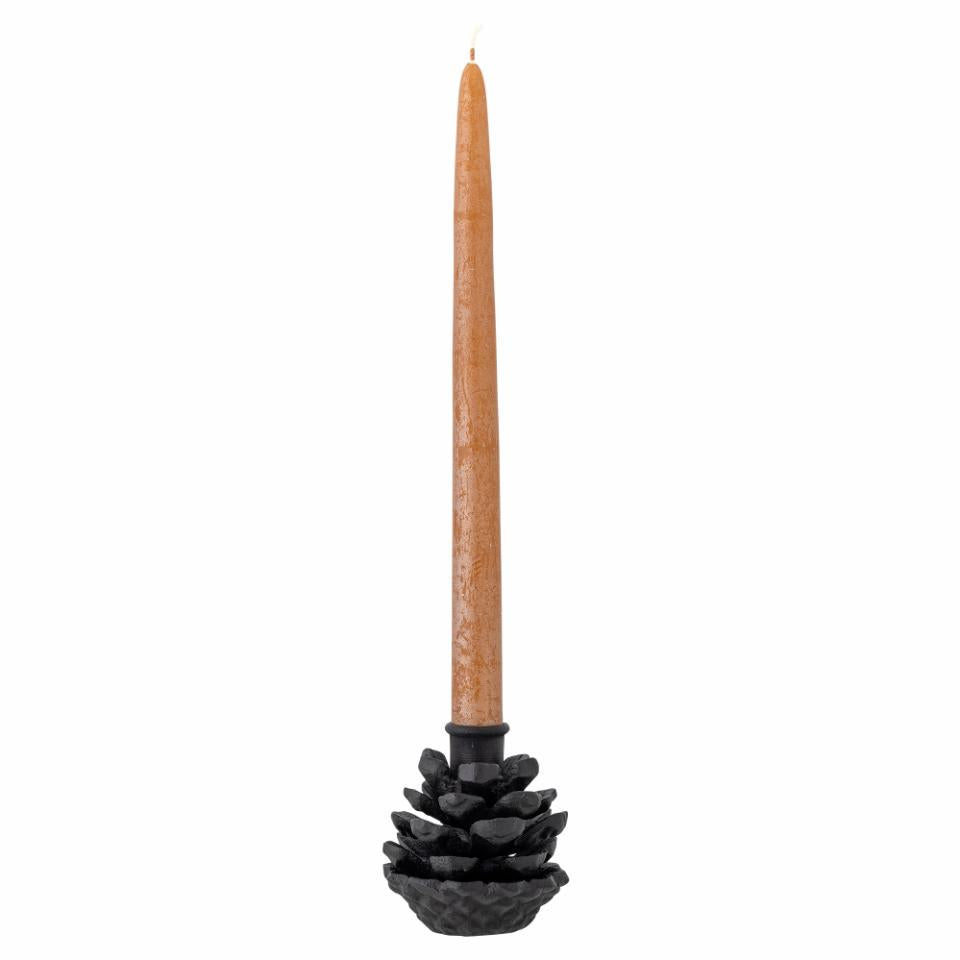 FERNIE CANDLE HOLDER | BLACK | METAL