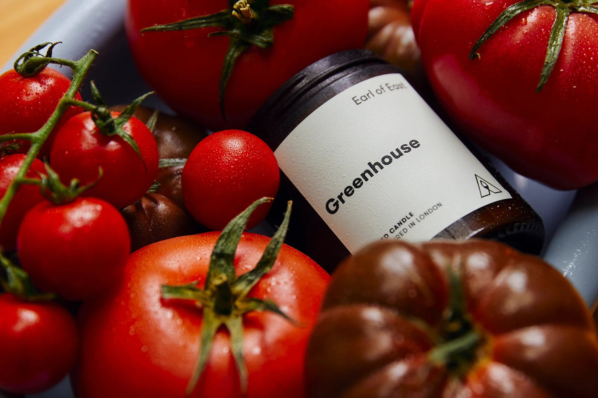 AIR FRESHENER | GREENHOUSE | VINE TOMATO, PARSLEY SEED & BASIL | BY EARL OF EAST