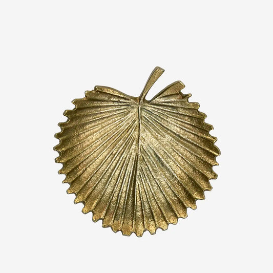 ALUMINIUM LEAF TRAY | ANTIQUE BRASS | MADAM STOLTZ