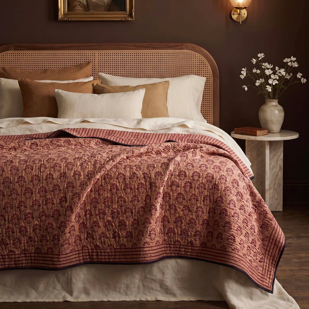 RIRI KANTHA BEDSPREAD | ROUGE| BIGGIE BEST
