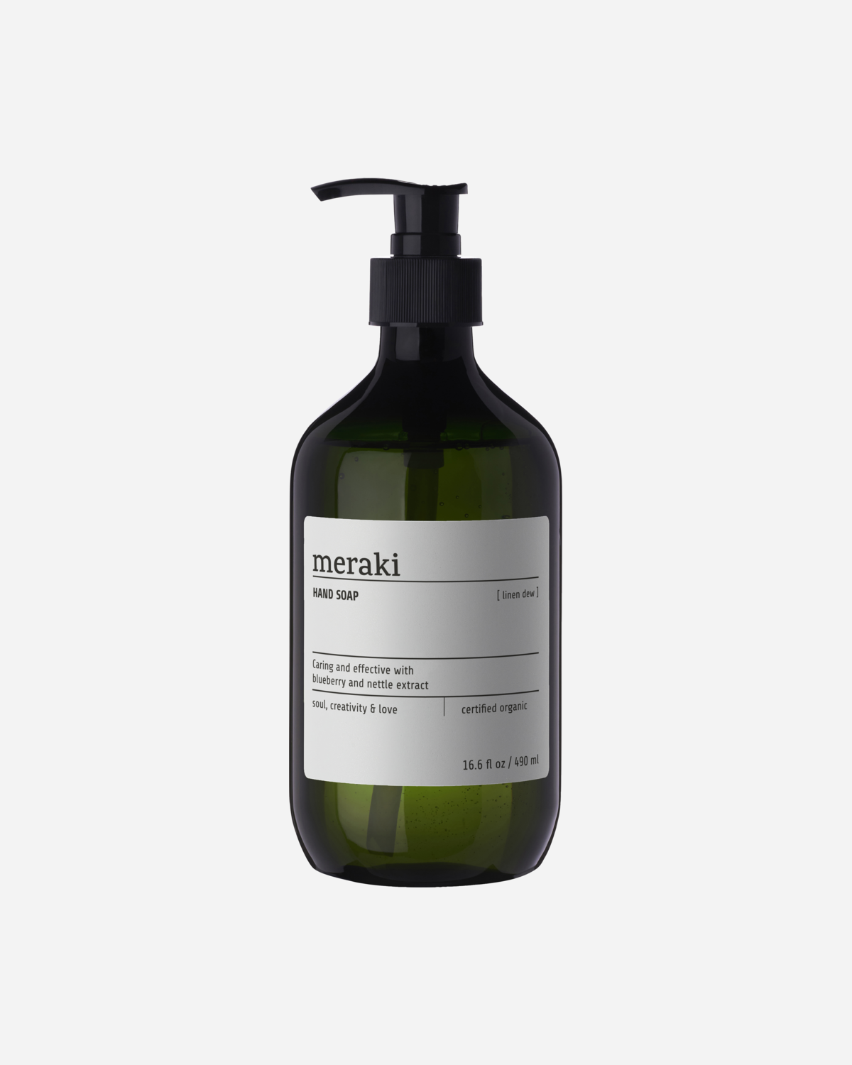 Meraki Hand soap, Linen dew, 490 ml