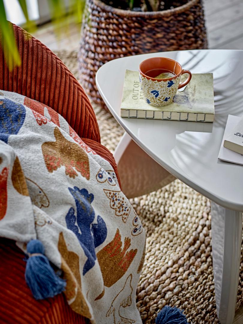 ANNIVERSARY THROW |  BLOOMINGVILLE  | MULTI COLOURED |RECYCLED COTTON