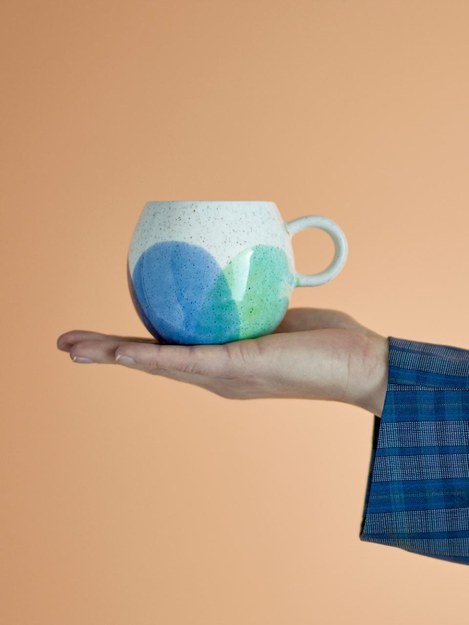 PAULA CUP | BLUE | STONEWARE | BLOOMINGVILLE