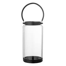 DANILA LANTERN | BLACK | GLASS | BLOOMINGVILLE