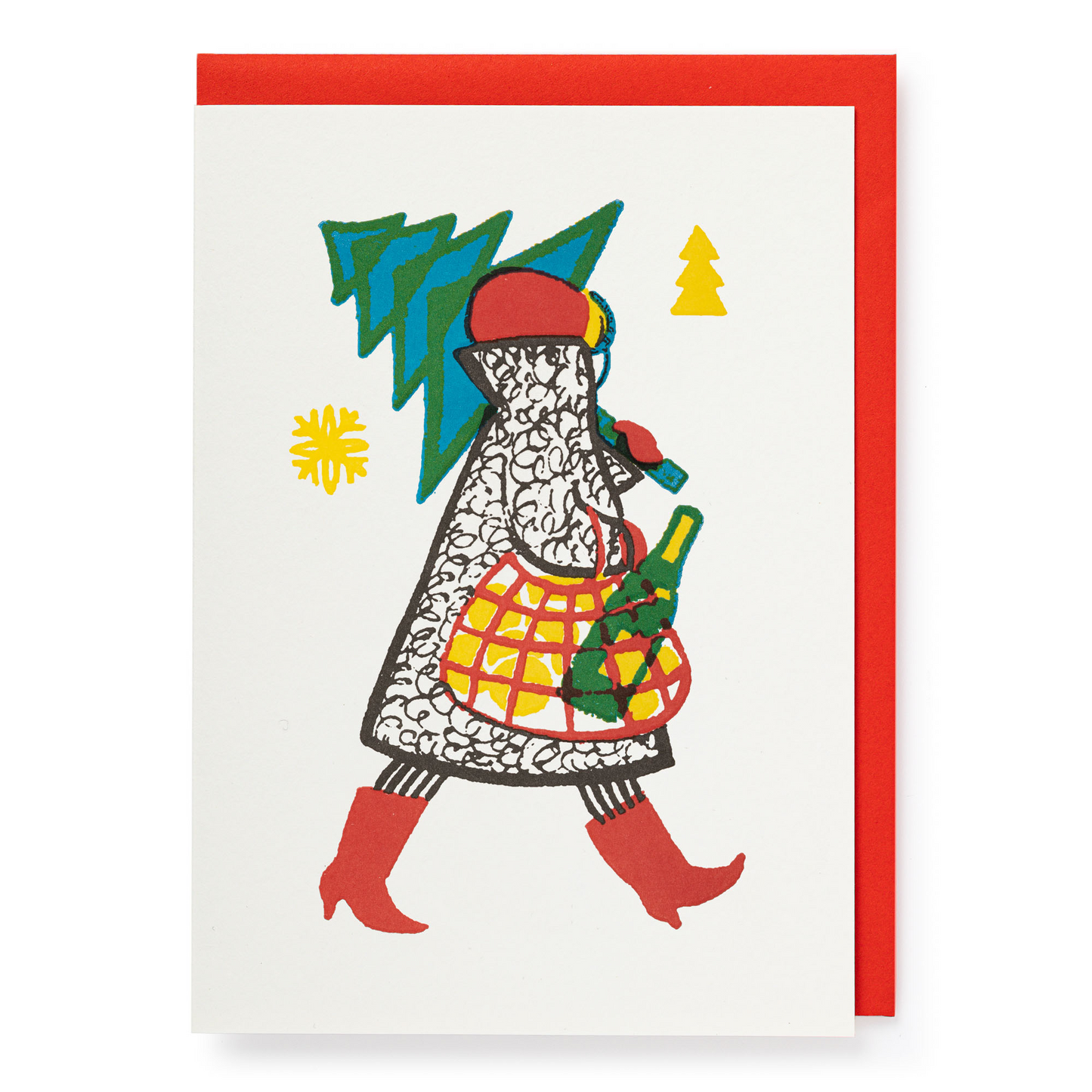 FESTIVE LADY | GREETINGS CARD | ARCHIVIST