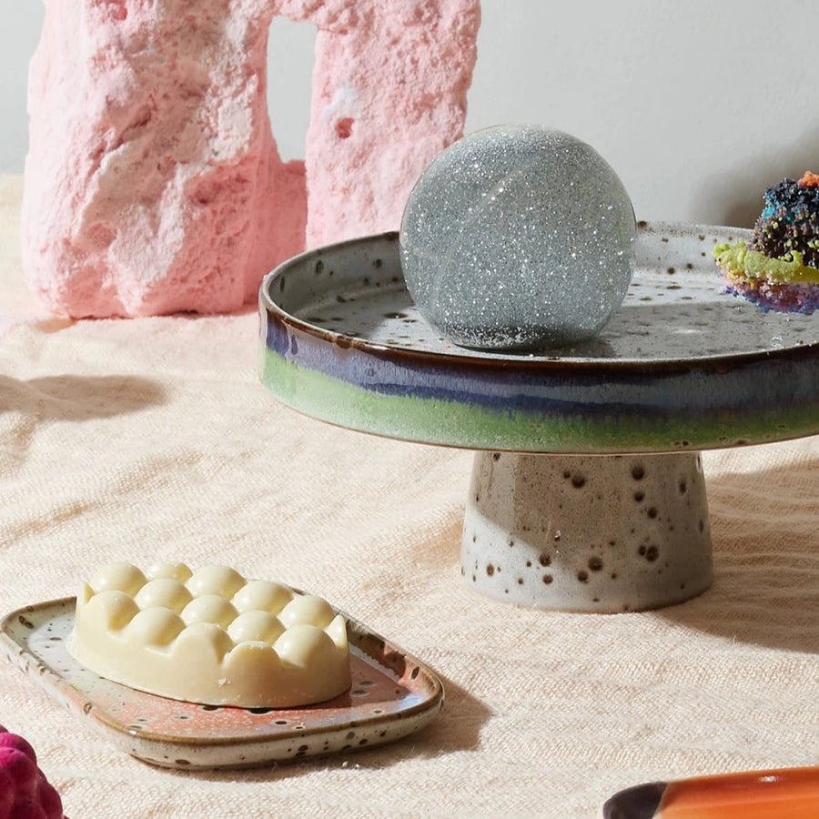 HKLIVING | 70s CERAMICS BOWL ON BASE | COMET