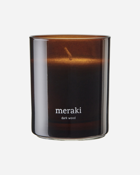 SENTED CANDLE| DARK WOOD | MERAKI