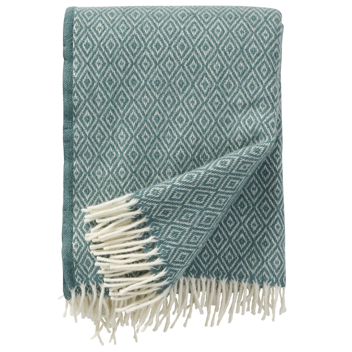 KLIPPAN |THROW | STELLA | CACTUS| 100% LAMBSWOOL