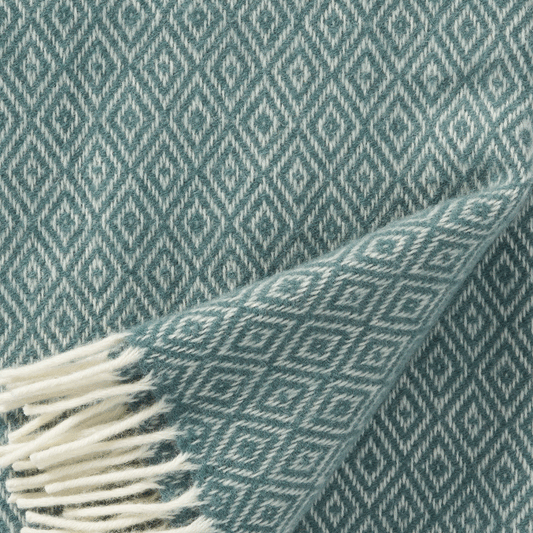 KLIPPAN |THROW | STELLA | CACTUS| 100% LAMBSWOOL