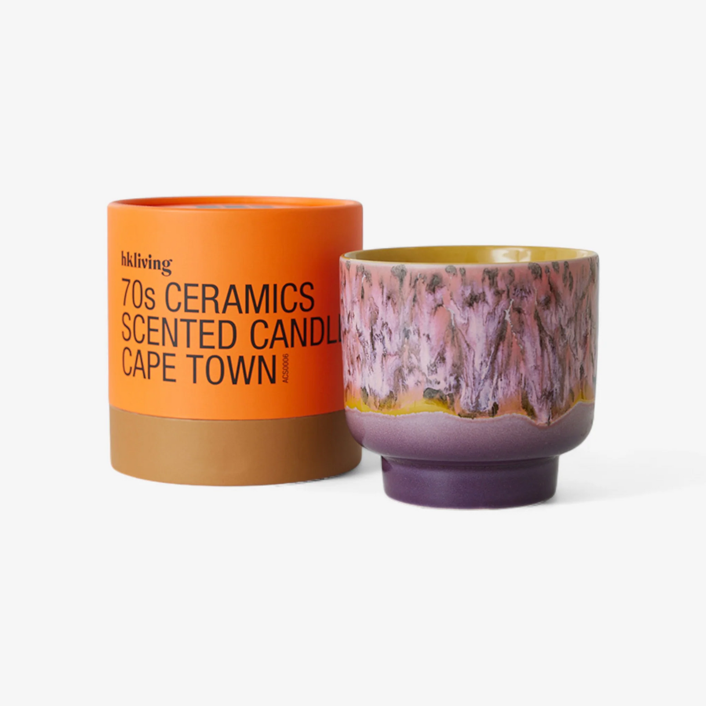 HKLIVING | 70s CERAMICS | SENTED CANDLE | CAPE TOWN