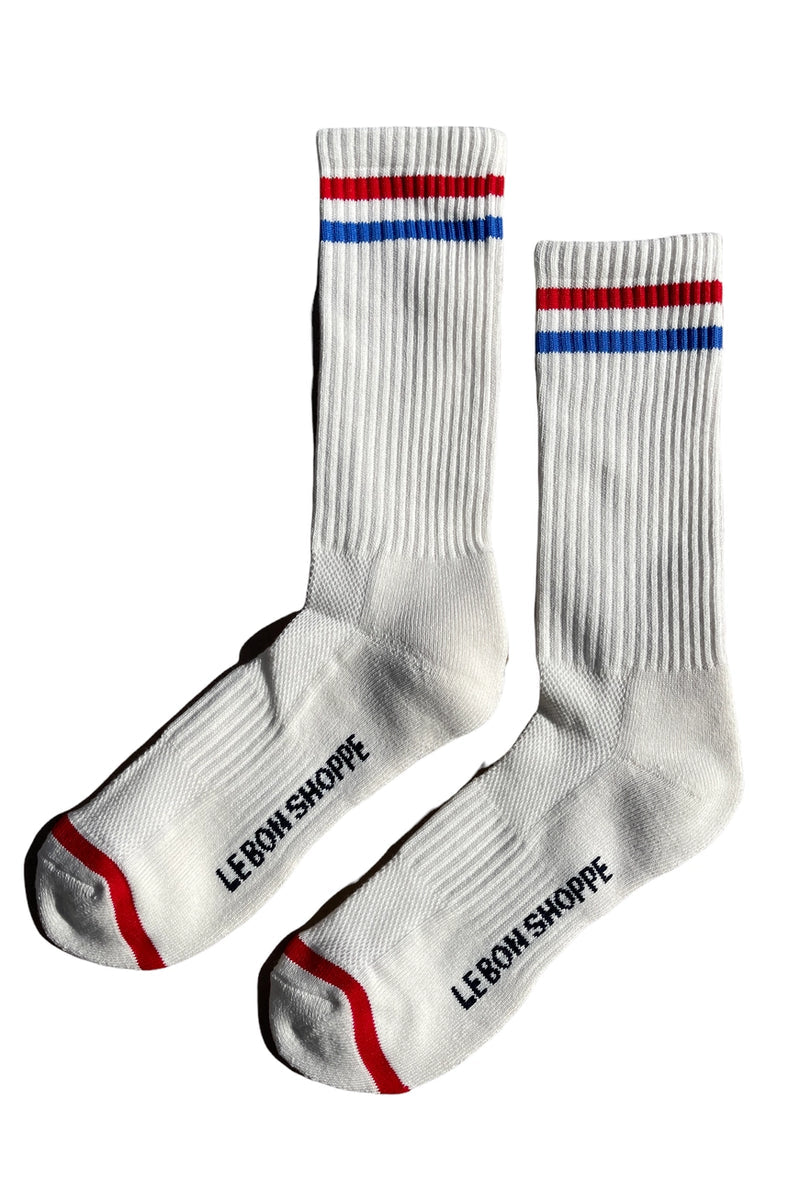 EXTENDED BOYFRIEND SOCKS | VARIOUS COLOURS | LE BON SHOPPE,