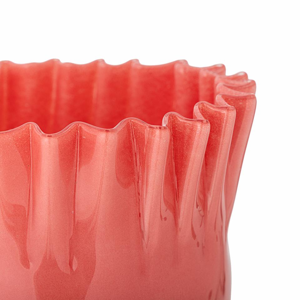 JANINE VASE | CORAL | GLASS | BLOOMINGVILLE