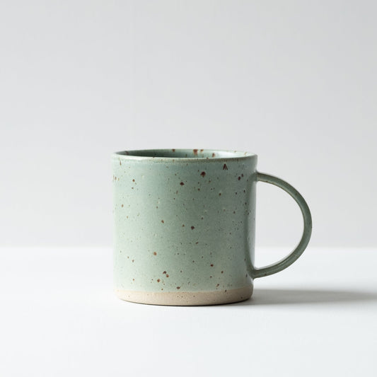 MUG | CELADON SPECKLED | DOR AND TAN