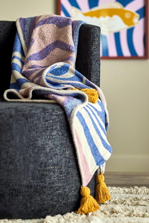 ARLIE THROW | BLOOMINGVILLE | VARIOUS COLOURS |RECYCLED COTTON