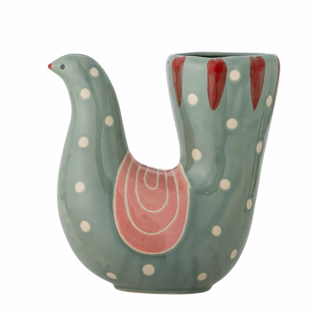 TRUDY VASE | STONEWARE | BLUE | PINK | BLOOMINGVILLE