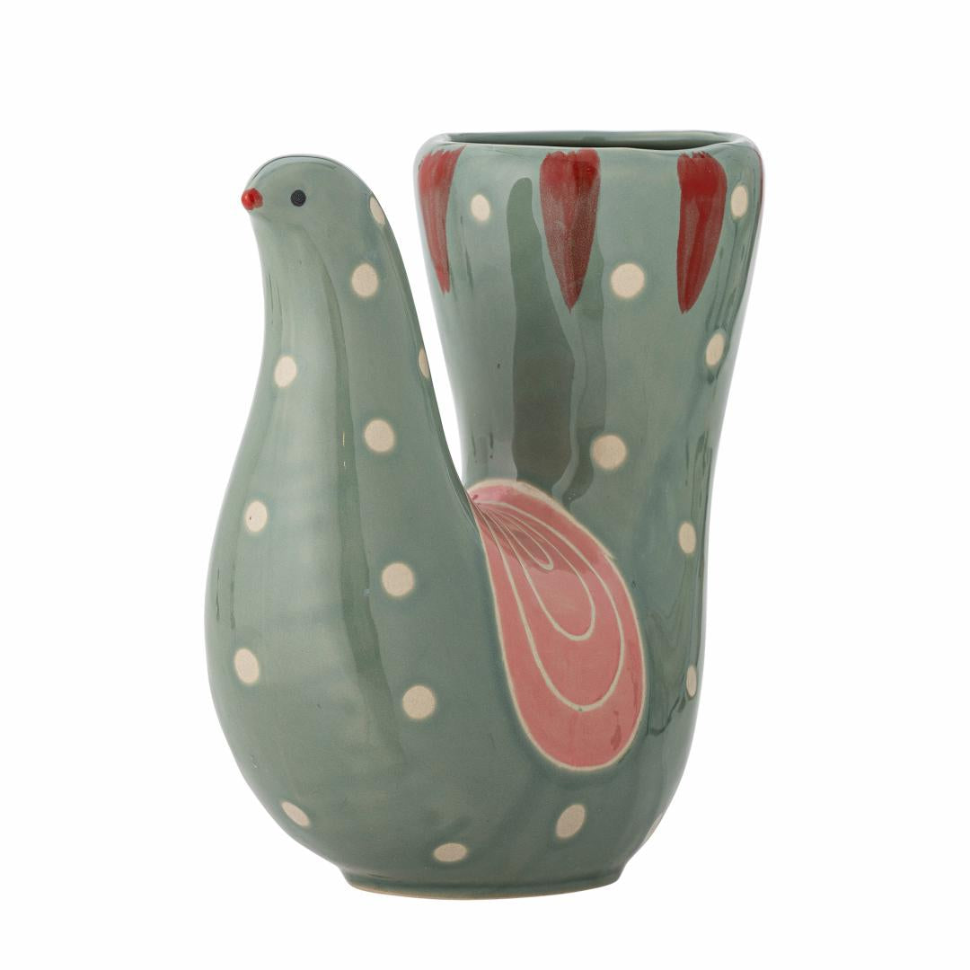 TRUDY VASE | STONEWARE | BLUE | PINK | BLOOMINGVILLE