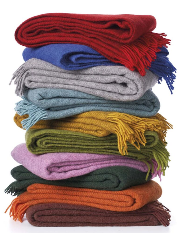 GOTLAND WOOL THROW | VARIOUS COLOURS | KLIPPAN YLLEFABRIK
