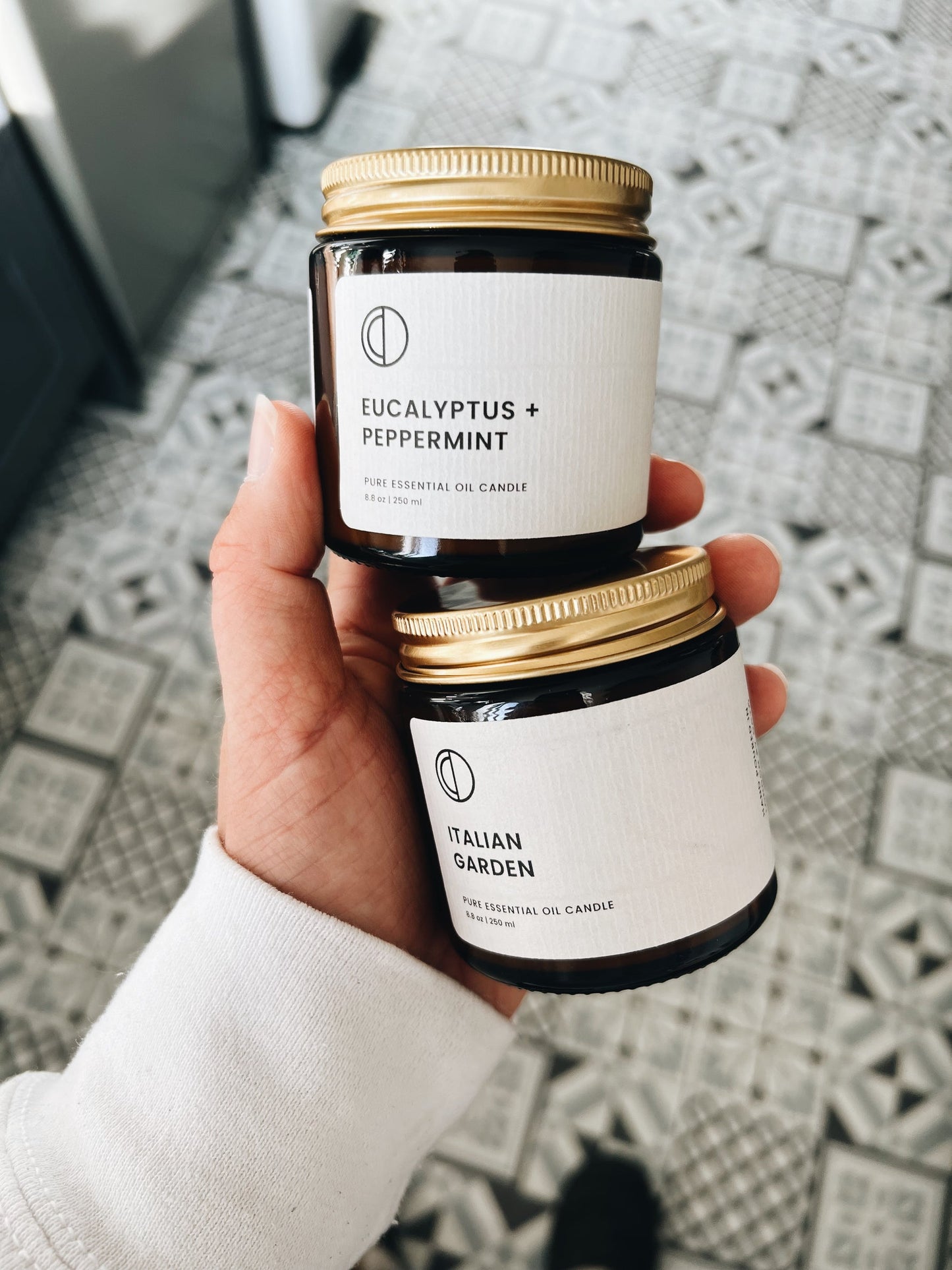 EUCALYPTUS AND PEPPERMINT | SOY CANDLE | OCTO