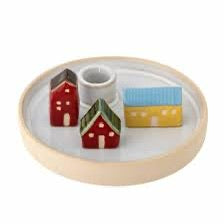 COZE CANDLE HOLDER | WHITE | STONEWARE | BLOOMINGVILLE