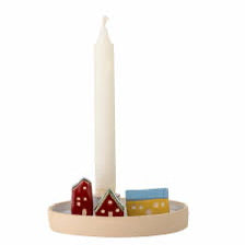 COZE CANDLE HOLDER | WHITE | STONEWARE | BLOOMINGVILLE