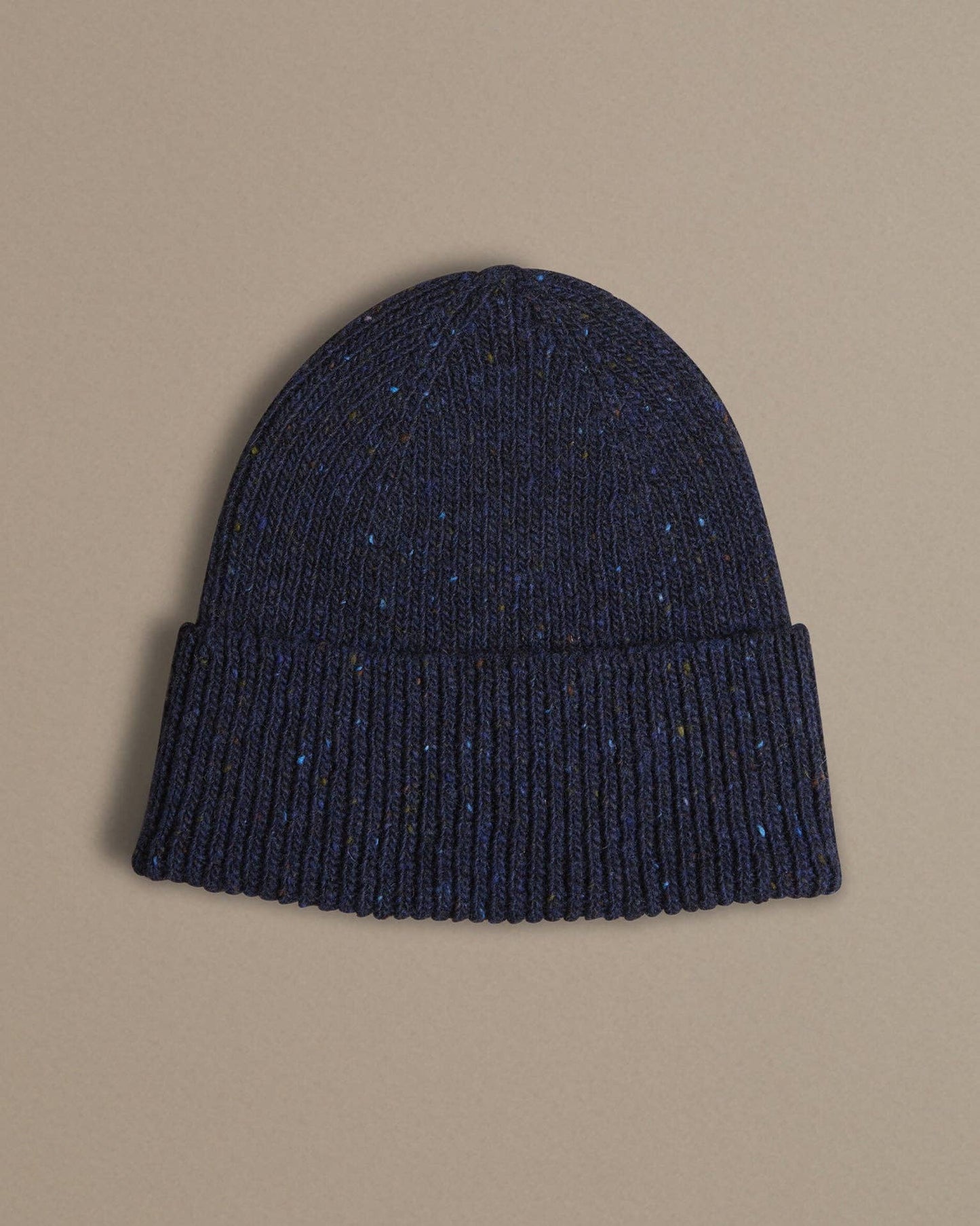 UNISEX DONEGAL BEANIE | NAVY | ROVE KNITWEAR