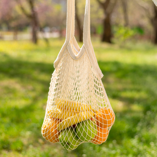 NET BAG | 100% COTTON | REUSABLE SHOPPING BAG
