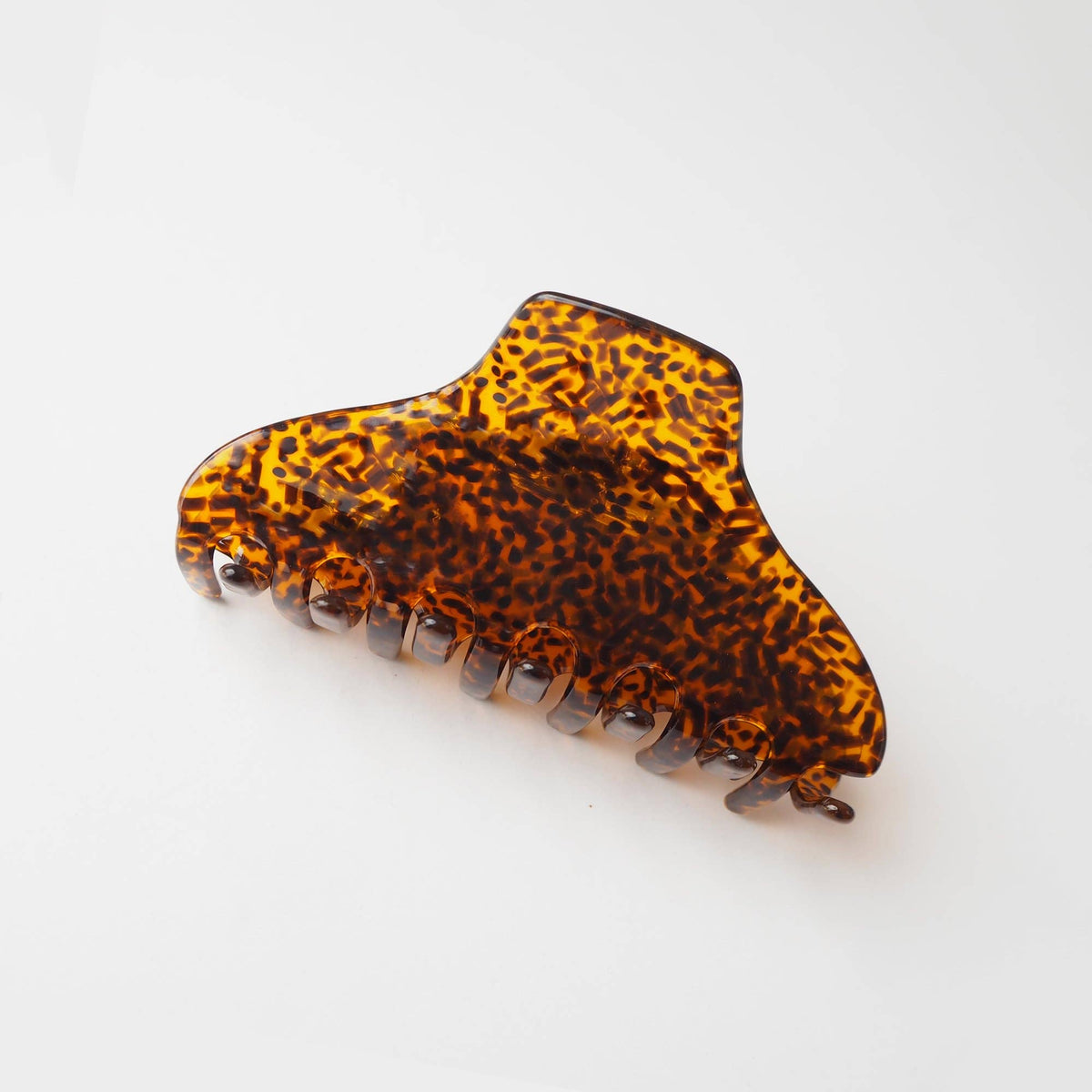 Custom Made - Missy Hair Claw In Marmite - medium resin acetate hair claw