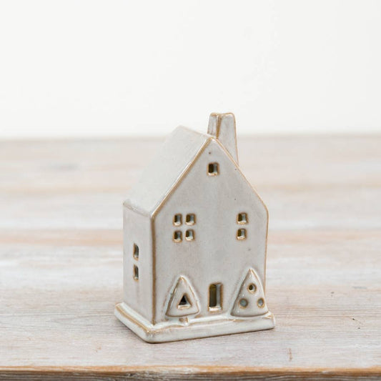 Gainsborough Giftware x Portland Living - Porcelain LED House Ornament H9cm