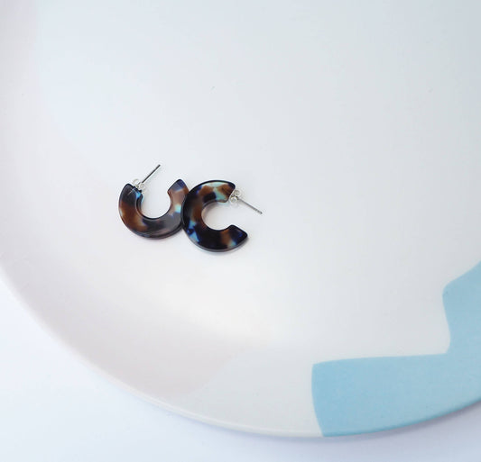 Custom Made - Coral Mini Hoop Earrings