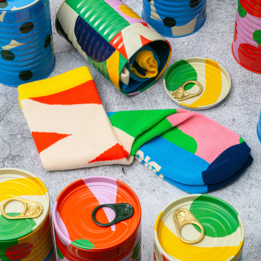 Block Design - Tinned Goods - Bamboo Socks - Edition 1