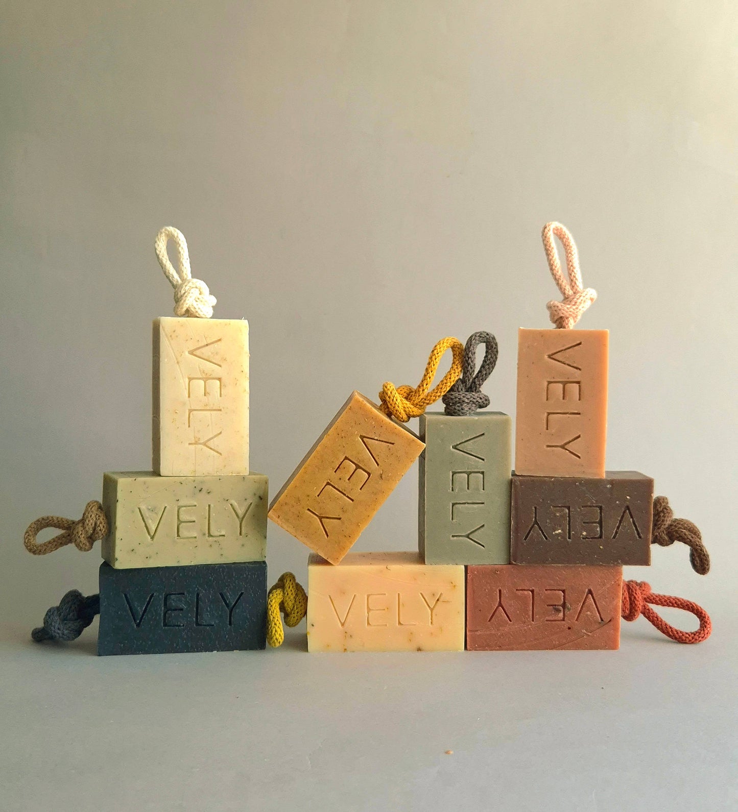 The Vely Soapery - Natural Handmade Soap On A Rope "Early Morning"