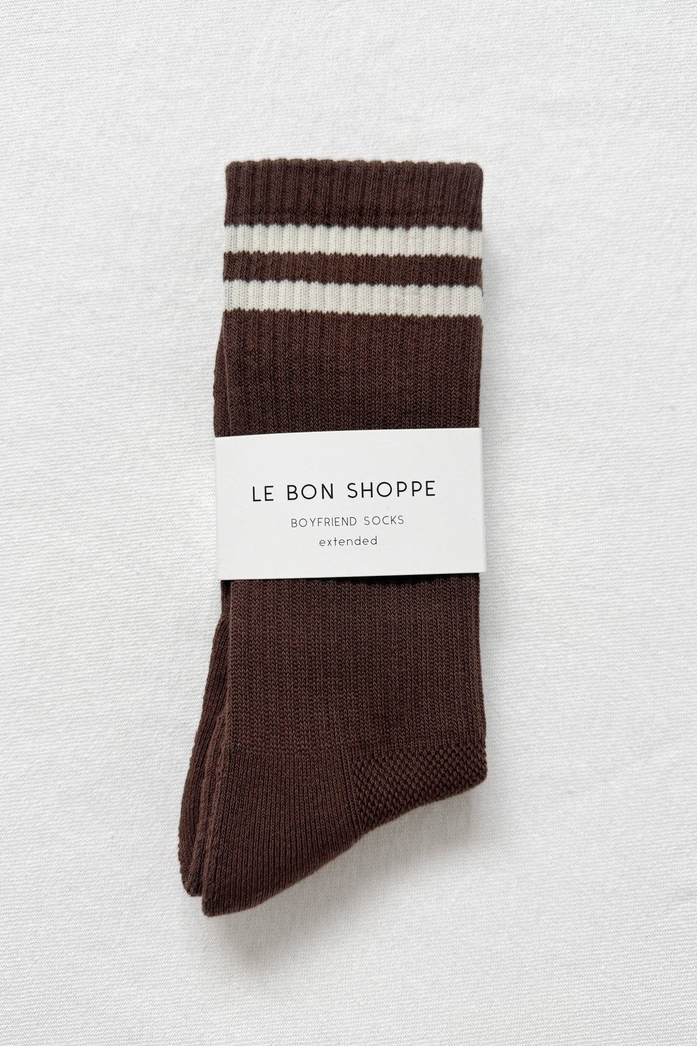 EXTENDED BOYFRIEND SOCKS | VARIOUS COLOURS | LE BON SHOPPE,