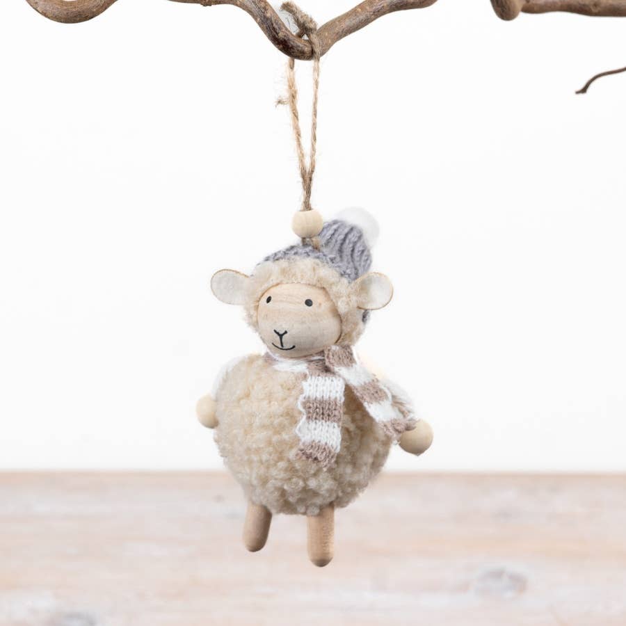 Gainsborough Giftware x Portland Living - Woolly Sheep Hanger, 10.5cm