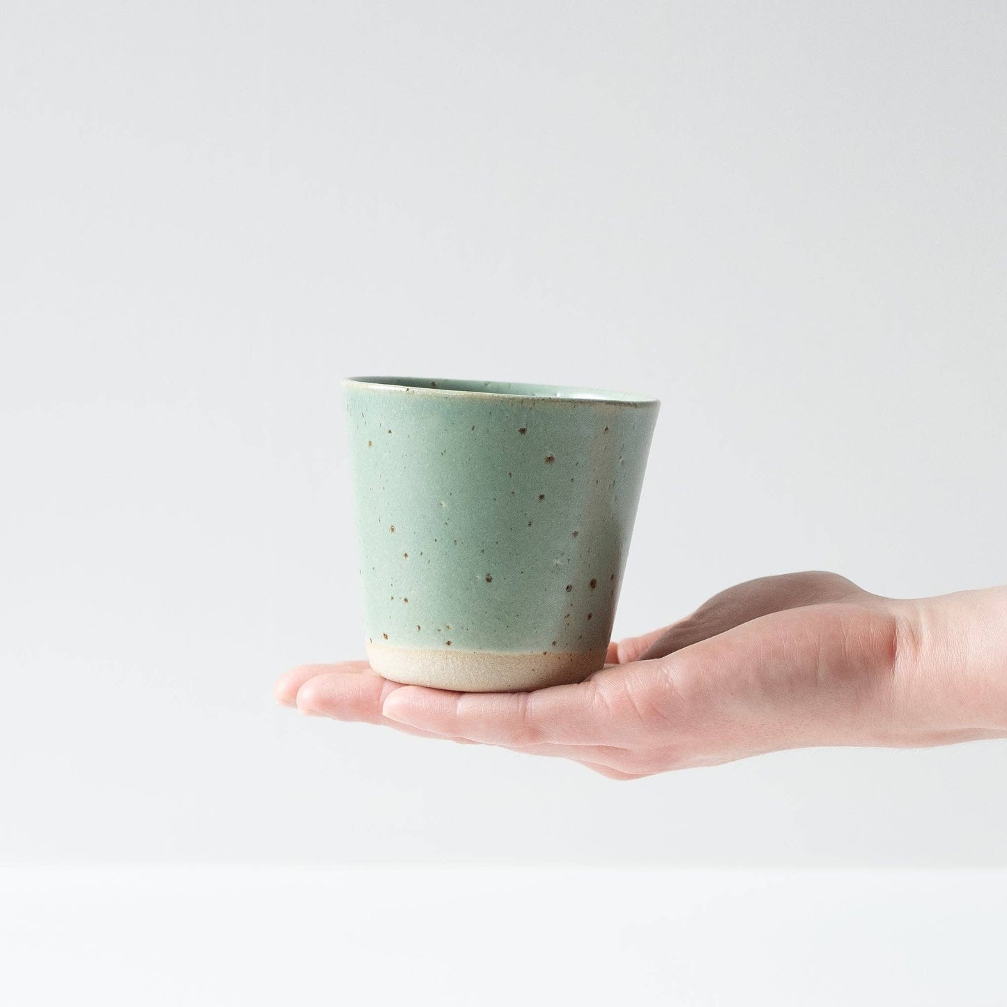 Dor & Tan - Beaker - Celadon & Speckled