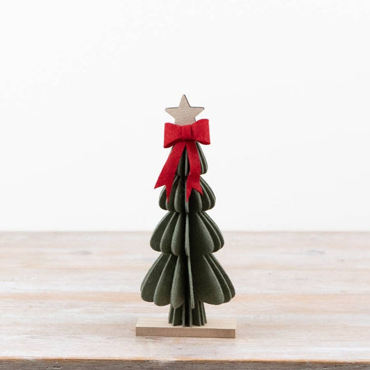 Gainsborough Giftware x Portland Living - Felt Tree Decoration, 24.5cm