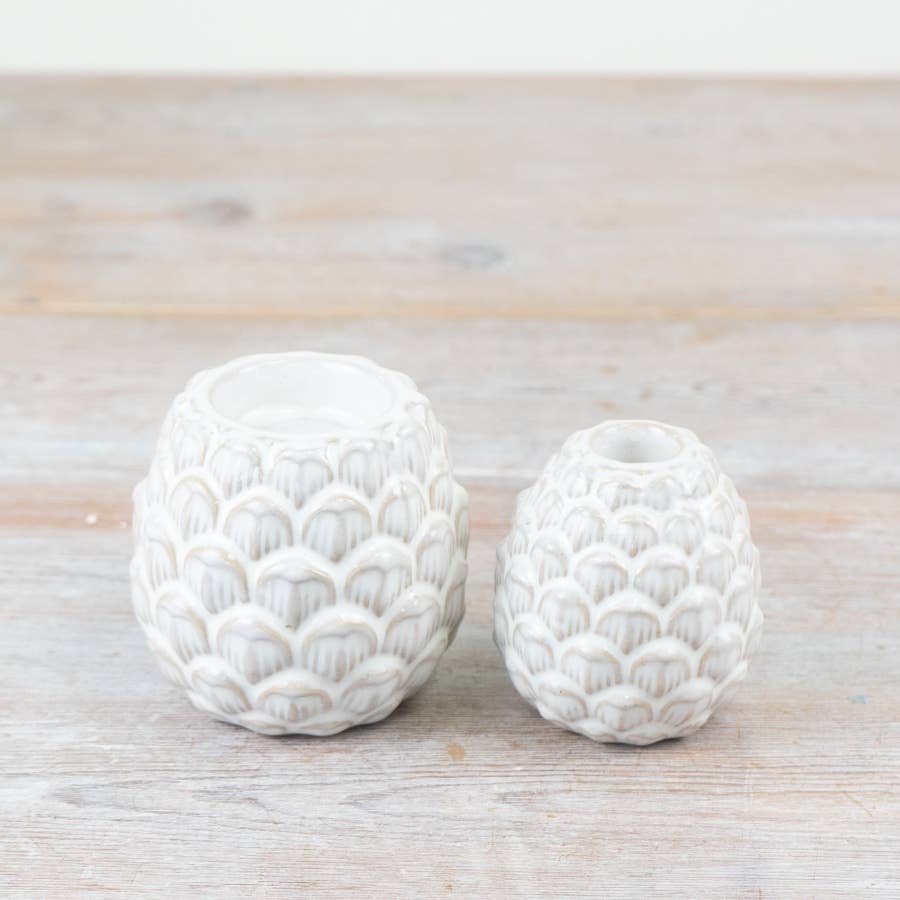 Gainsborough Giftware x Portland Living - Pinecone Candle Holder, 8cm