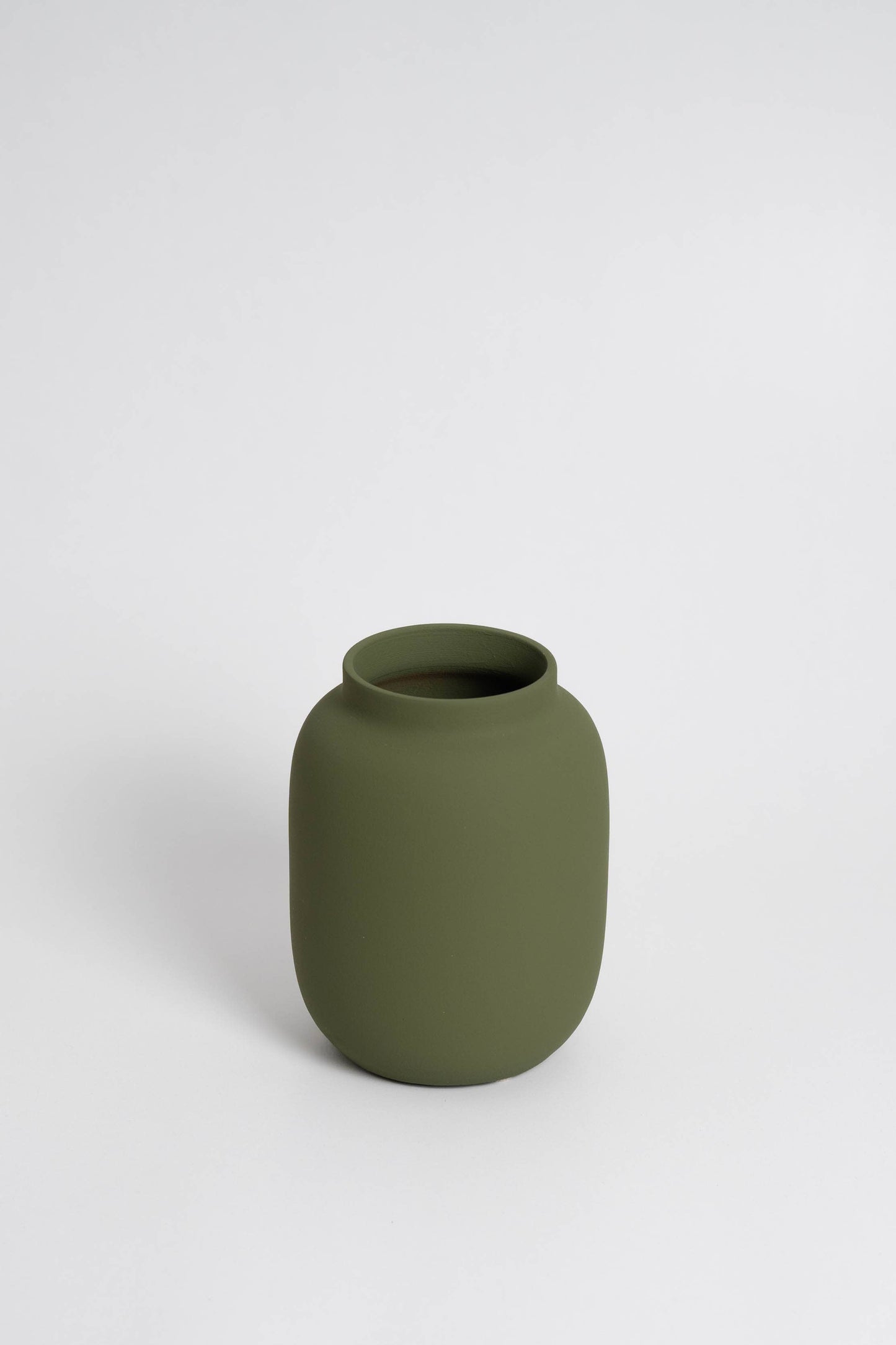 o cactuu - Blanc 04 - Olive Green Vase - Perfect for dried flowers