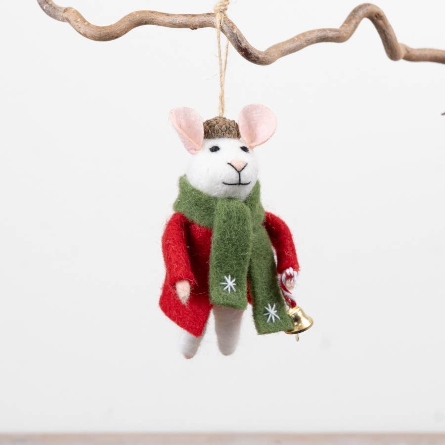 Gainsborough Giftware x Portland Living - Acorn Hat Mouse Hanger, 10cm
